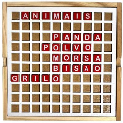 Jogo Caixa Das Letras - Madeira - Brinqmutti