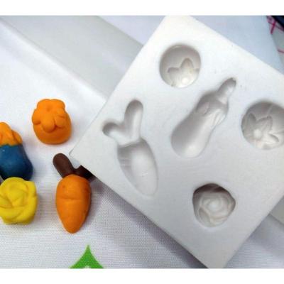 Molde Silicone Legumes e Verduras Horta