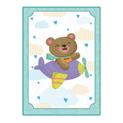 Quadro Decorativo Para Bebe 3d Ursinho 30 X 41