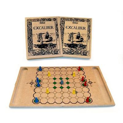 Jogo De Tabuleiro Excalibur Em Madeira - Oficina De Criação Mitra