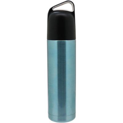 Erre Garrafa Térmica 29X7X7Cm 500Ml Inox Azul Parede Dupla
