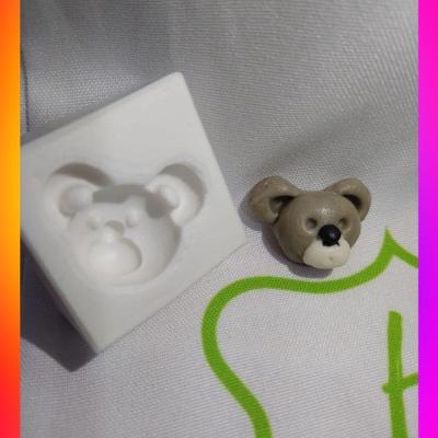 Molde de Silicone Urso Cabeça Pp