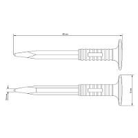 Ponteiro Sextavado 16 Polegada Tramontina Com Empunhadura Tramontina - 2