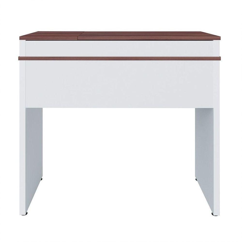 Escrivaninha com Tampo Dobrável Mobile Mind Ipê/branco - 3