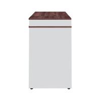 Escrivaninha com Tampo Dobrável Mobile Mind Ipê/branco - 6