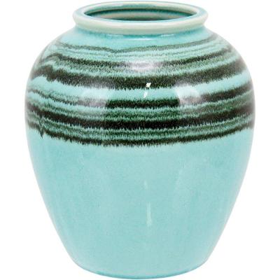 Tropez Vaso 22X19X19Cm Cerâmica Azul