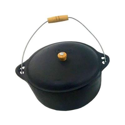 Panela Ferro Fundido Caldeirão Antigo N°28 6L 35,5x16cm