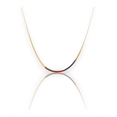 Corrente Fita Dourada 45 Cm Dourado