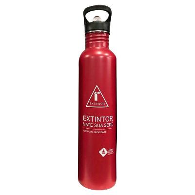 Garrafa D'agua Inox Extintor Mate Sua Sede 1l