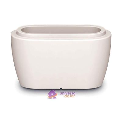 Vaso Tramontina Tina 45 Cm Branco Em Polietileno Tramontina
