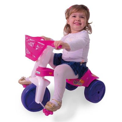 Triciclo Infantil Fofete Com Cestinha