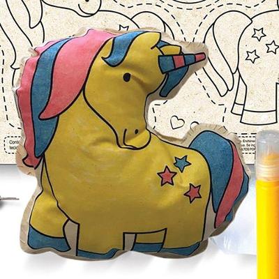 Boneca De Pano Para Montar Unicórnio - Bo609 - Alegria Sem Bateria