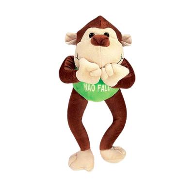 Macaco De Pelúcia Não Falo 40cm Antialérgico Rei Pets