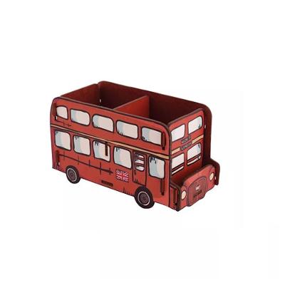 Porta Objetos Onibus Londres Em Madeira