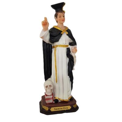 Imagem De Santo Ivo Em Resina 19.50cm