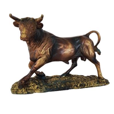 Estátua Decorativa Touro 34cm