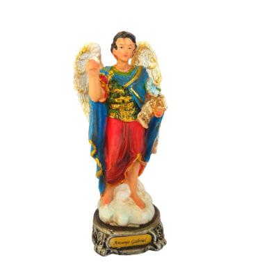 Imagem De Arcanjo Gabriel Em Resina 13cm