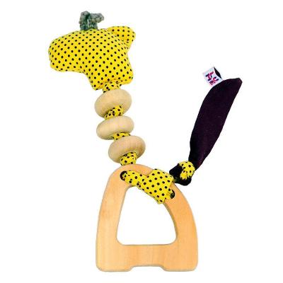 Girafa Sensorial Para Bebê - Madeira - Lm71 - Lume
