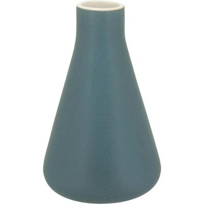 Malin Vaso 18X11X11Cm Cerâmica Azul