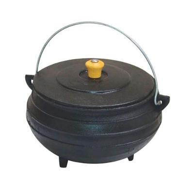 Panela Tripe de Ferro Fundido com Tampa Capacidade 2L