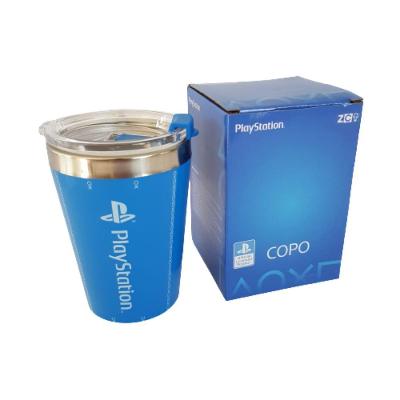Copo Parede Dupla Inox Play Station 300ml