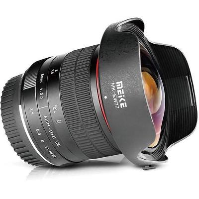 Lente para Câmera Fotográfica Meike Mk-8mm F/3.5 Fisheye