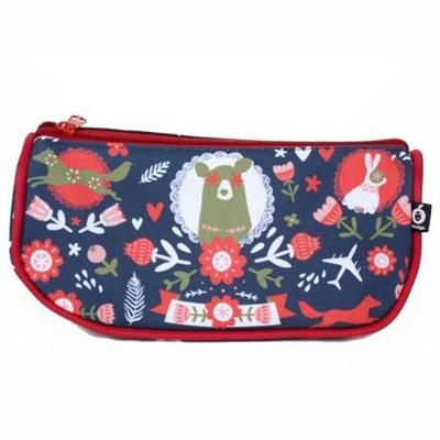 Estojo Necessaire Sorriso Infantil - Azul Marinho