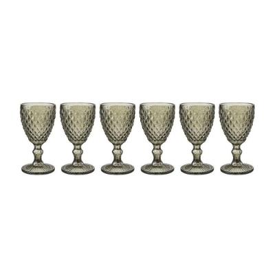 Conjunto De 6 Taças Bico De Abacaxi - Verde