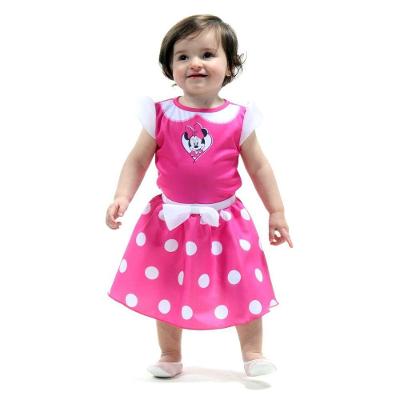 Fantasia Vestido Minnie Bebe Rosa - Tamanho M (18 Meses) - 922013- Sulamericana