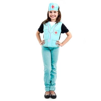 Fantasia Infantil - Peitoral Enfermeira - Tamanho único (3 A 6 Anos) - 72103 - Sulamericana