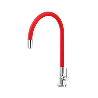 Torneira Para Cozinha De Mesa Galiflex Chrome/red - Docol