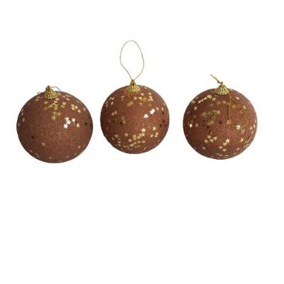 Bolas De Natal Kit Com 3 Unid. Kit 3 Pçs.