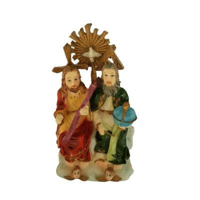 Imagem Santíssima Trindade Resina 10 Cm