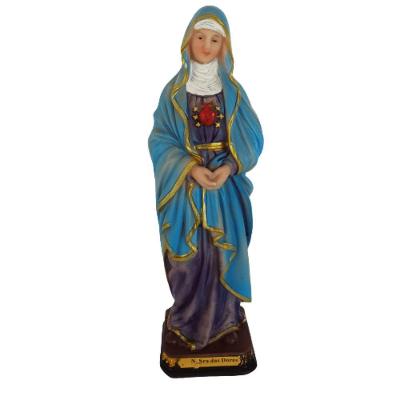 Imagem Nossa Senhora Das Dores Em Resina 20cm