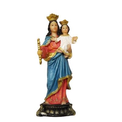 Imagem De Maria Auxiliadora Em Resina 21cm