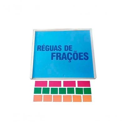 Brinquedos Educativos - Réguas De Frações 55 Peças