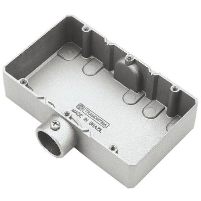 Condulete Triplo 3/4" Tipo "et" - Sem Tampa / Sem Rosca / Com Pintura Eletrostática A Pó Tramontina