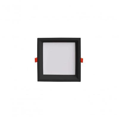 Plafon De Embutir Low Frame Preto 1800Lm 24W Branco Neutro