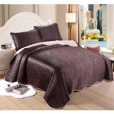 Kit Colcha Cetim Fashion 3 Pçs Queen 240x260cm Doa Sultan