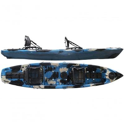 Caiaque Hidro2eko Caiman 135 Duo - Azul Camuflado