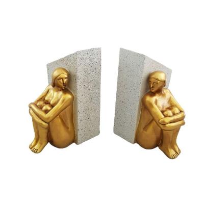 Aparador De Livros Em Resina E Sandstone Casal