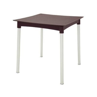 Mesa Quadrada Laura Ratan Marrom 92351/109