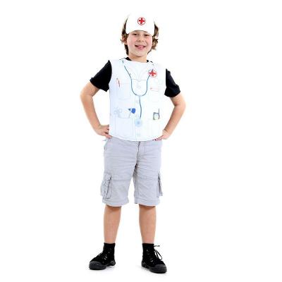 Fantasia Infantil - Peitoral Médico - Tamanho único (3 A 6 Anos) - 72104 - Sulamericana