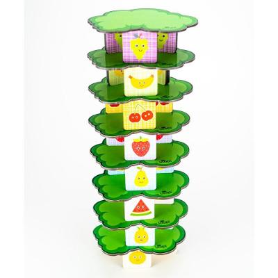 Jogo Empilhar Frutas- T0037 - Loopi Toys