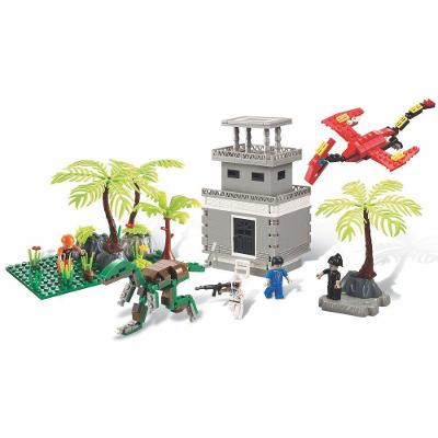 Blocos De Encaixe Dino Peças Multicolorido 6432 Xalingo