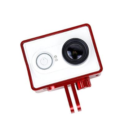 Frame/Moldura em Alumínio para Câmeras Xiaomi Yi Cor Vermelho