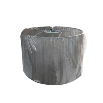 Pendente Em Metal Tecido Na Cor Cinza - 120X48Cm
