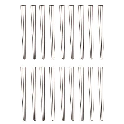 Kit 18 Pés De Metal 90 Cm Hairpin Legs Aparador E Mesa De Canto Bronze G41