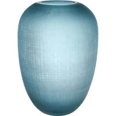 Cuttings Vaso 34X23X23Cm Vidro Azul