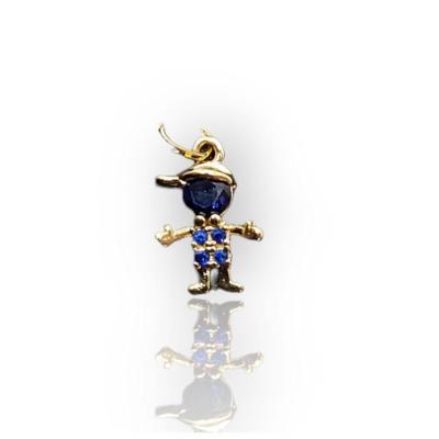 Pingente Menino Pedra Azul